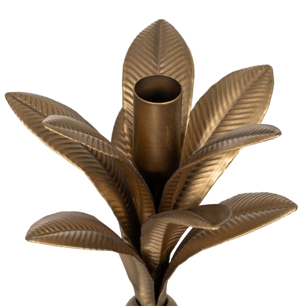 Kaarshouder Gouden Ijzer 15 x 15 x 31 cm